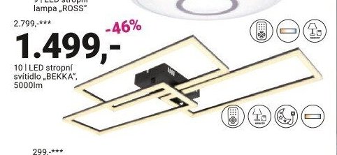 10 | LED stropní svítidlo „BEKKA“, 5000lm