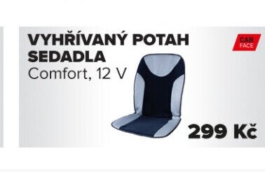 Vyhřívaný potah sedadla Comfort, 12 V
