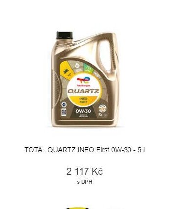 TOTAL QUARTZ INEO First 0W-30 - 5 l