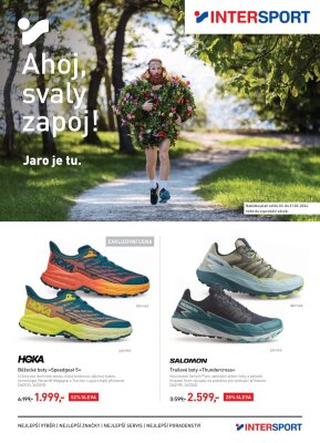 aktuální leták Intersport 6.3.2024-31.3.2024