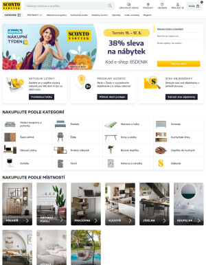 aktuální leták Sconto nábytek 12.3.2024-18.3.2024