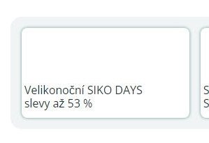Velikonoční SIKO DAYS slevy až 53 %