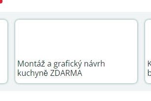 Montáž a grafický návrh kuchyně ZDARMA