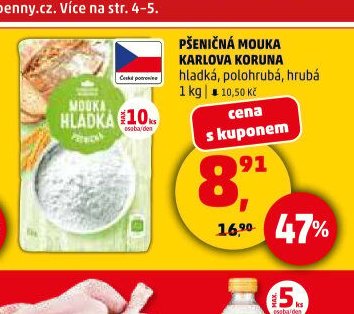 Pšeničná mouka Karlova Koruna - Penny Market aktualniletaky.eu