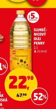 Slunečnicový olej Penny - Penny Market aktualniletaky.eu
