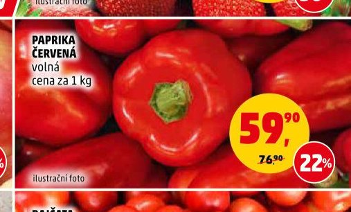 PAPRIKA ČERVENÁ - Penny Market aktualniletaky.eu