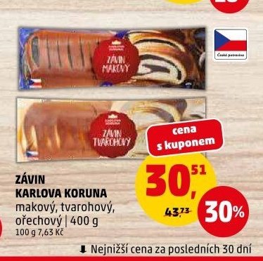 ZÁVIN KARLOVA KORUNA - Penny Market aktualniletaky.eu