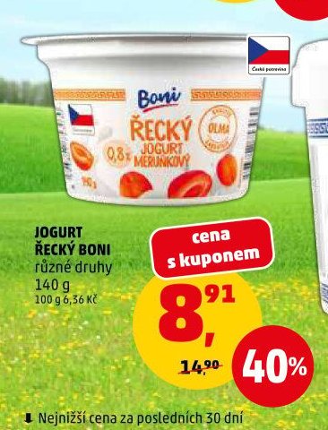JOGURT ŘECKÝ BONI různé druhy 140 g - Penny Market aktualniletaky.eu