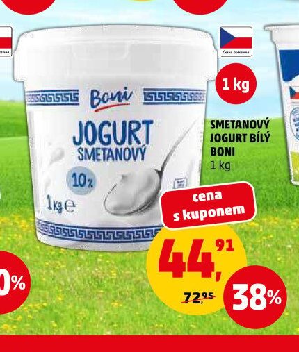 SMETANOVÝ JOGURT BÍLÝ BONI 1 kg - Penny Market aktualniletaky.eu