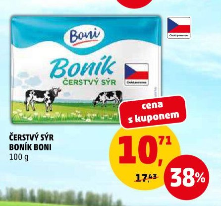 Čerstvý sýr Boník Boni - Penny Market aktualniletaky.eu