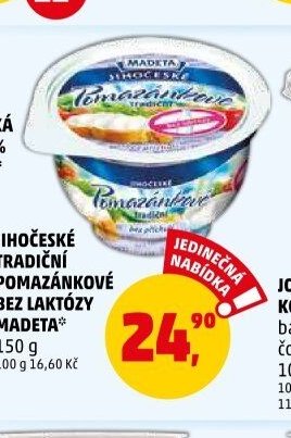 JIHOČESKÉ TRADIČNÍ POMAZÁNKOVÉ BEZ LAKTÓZY MADETA - Penny Market aktualniletaky.eu