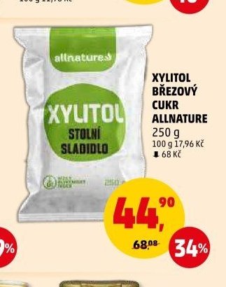 Xylitol březový cukr Allnature - Penny Market aktualniletaky.eu