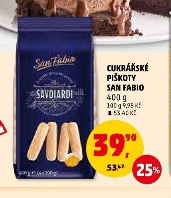 Cukrářské piškoty San Fabio - Penny Market aktualniletaky.eu