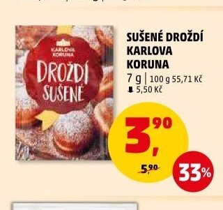 Sušené droždí Karlova Koruna - Penny Market aktualniletaky.eu