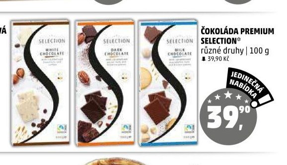 Čokoláda Selection - Penny Market aktualniletaky.eu