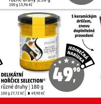 DELIKÁTNÍ HOŘČICE SELECTION - Penny Market aktualniletaky.eu