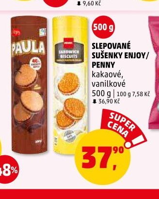 Slepované sušenky Enjoy / Penny - Penny Market aktualniletaky.eu