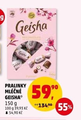 Pralinky mléčné Geisha 150 g - Penny Market aktualniletaky.eu