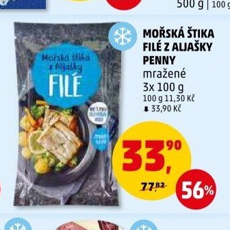 MOŘSKÁ ŠTIKA FILÉ Z ALJAŠKY PENNY - Penny Market aktualniletaky.eu