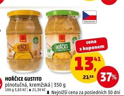 HOŘČICE GUSTITO - Penny Market aktualniletaky.eu