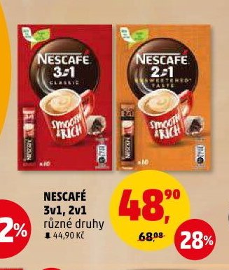 Nescafé 3v1, 2v1 různé druhy - Penny Market aktualniletaky.eu