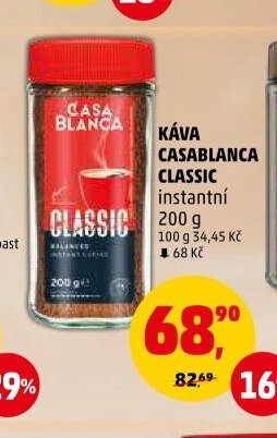 Káva Casablanca Classic instantní - Penny Market aktualniletaky.eu