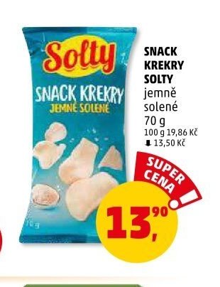 Snack krekry Solty - Penny Market aktualniletaky.eu