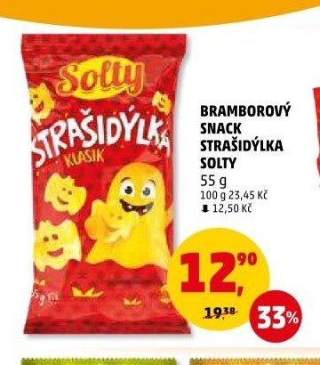 Bramborový snack Strašidýlka Solty - Penny Market aktualniletaky.eu