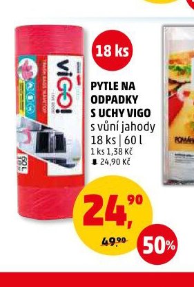 Pytle na odpadky s uchy Vigo - Penny Market aktualniletaky.eu