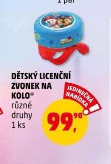 DĚTSKÝ LICENČNÍ ZVONEK NA KOLO - Penny Market aktualniletaky.eu