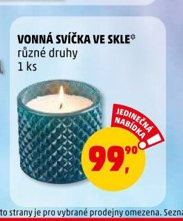 VONNÁ SVÍČKA VE SKLE - Penny Market aktualniletaky.eu