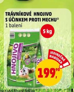 TRÁVNÍKOVÉ HNOJIVO S ÚČINKEM PROTI MECHU - Penny Market aktualniletaky.eu