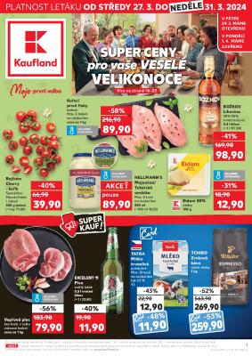 aktuální leták Kaufland 27.3.2024-31.3.2024