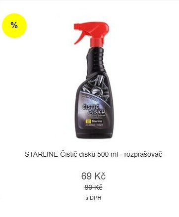 STARLINE Čistič disků 500 ml - rozprašovač