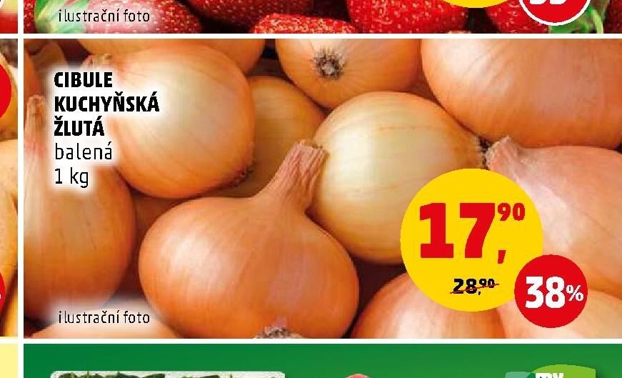 CIBULE KUCHYŇSKÁ ŽLUTÁ balená 1 kg - Penny Market aktualniletaky.eu