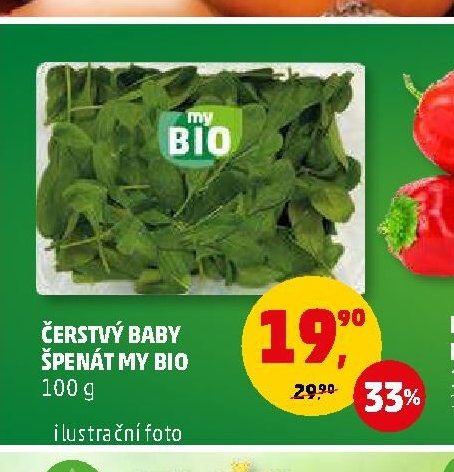 ČERSTVÝ BABY ŠPENÁT MY BIO 100 g - Penny Market aktualniletaky.eu