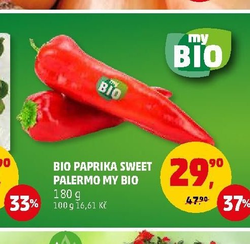 BIO PAPRIKA SWEET PALERMO MY BIO 180 g - Penny Market aktualniletaky.eu