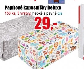 Papírové kapesníčky Deluxo 150 ks - EVA.cz aktualniletaky.eu