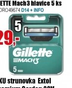 Gillette Mach3 hlavice 5 ks - EVA.cz aktualniletaky.eu