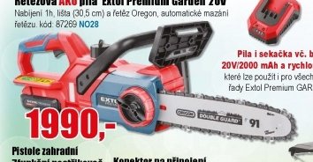 Řetězová AKU pila Extol Premium Garden 20V - EVA.cz aktualniletaky.eu