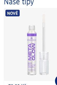 essence lesk na rty Meta Glow 01 Cyber Space, 3 ml - dm drogerie aktualniletaky.eu