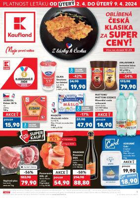 aktuální leták Kaufland 2.4.2024-9.4.2024