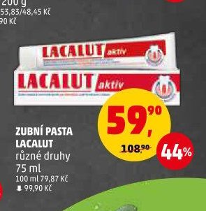 ZUBNÍ PASTA LACALUT - Penny Market aktualniletaky.eu