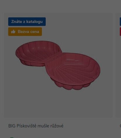 BIG Pískoviště mušle růžové - Pompo aktualniletaky.eu
