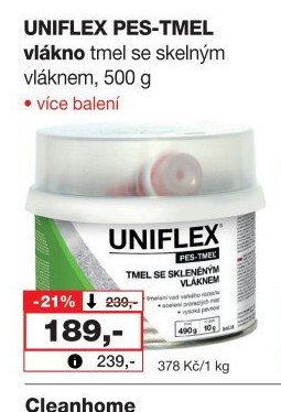 UNIFLEX PES-TMEL vlákno tmel se skelným vláknem, 500 g - Barvy a laky drogerie aktualniletaky.eu