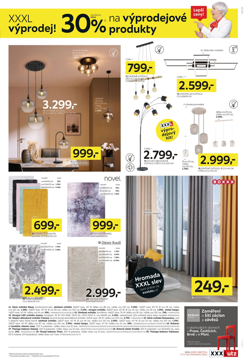XXXLutz leták - XXL výprodej vyklízíme sklady XXXLutz strana 7