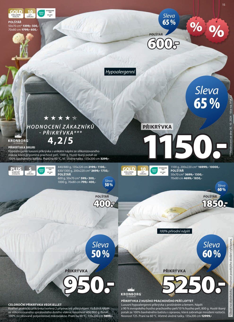 Jysk leták - Výprodej až -65 % Jysk strana 16