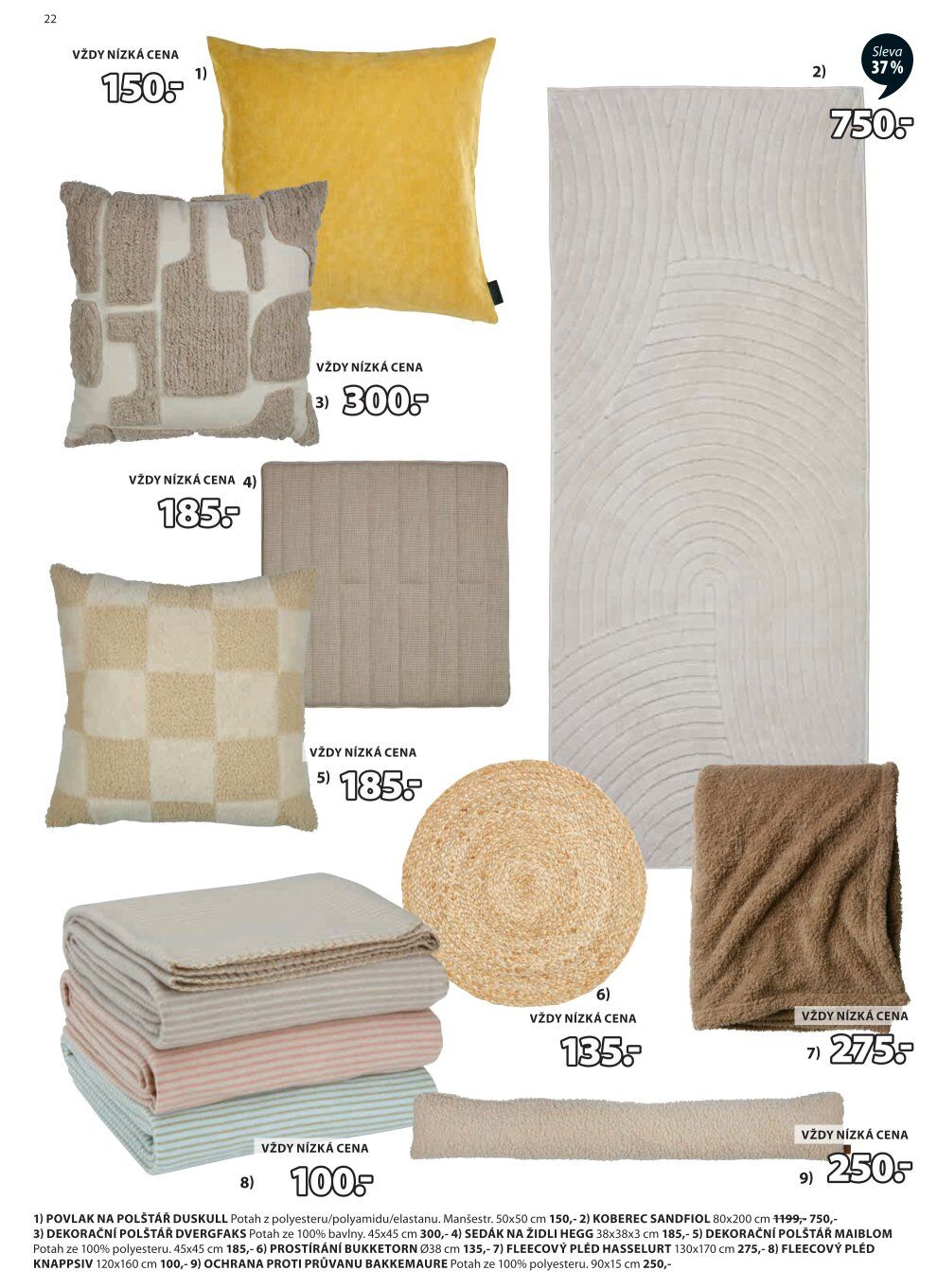 Jysk leták - Výprodej až -65 % Jysk strana 23