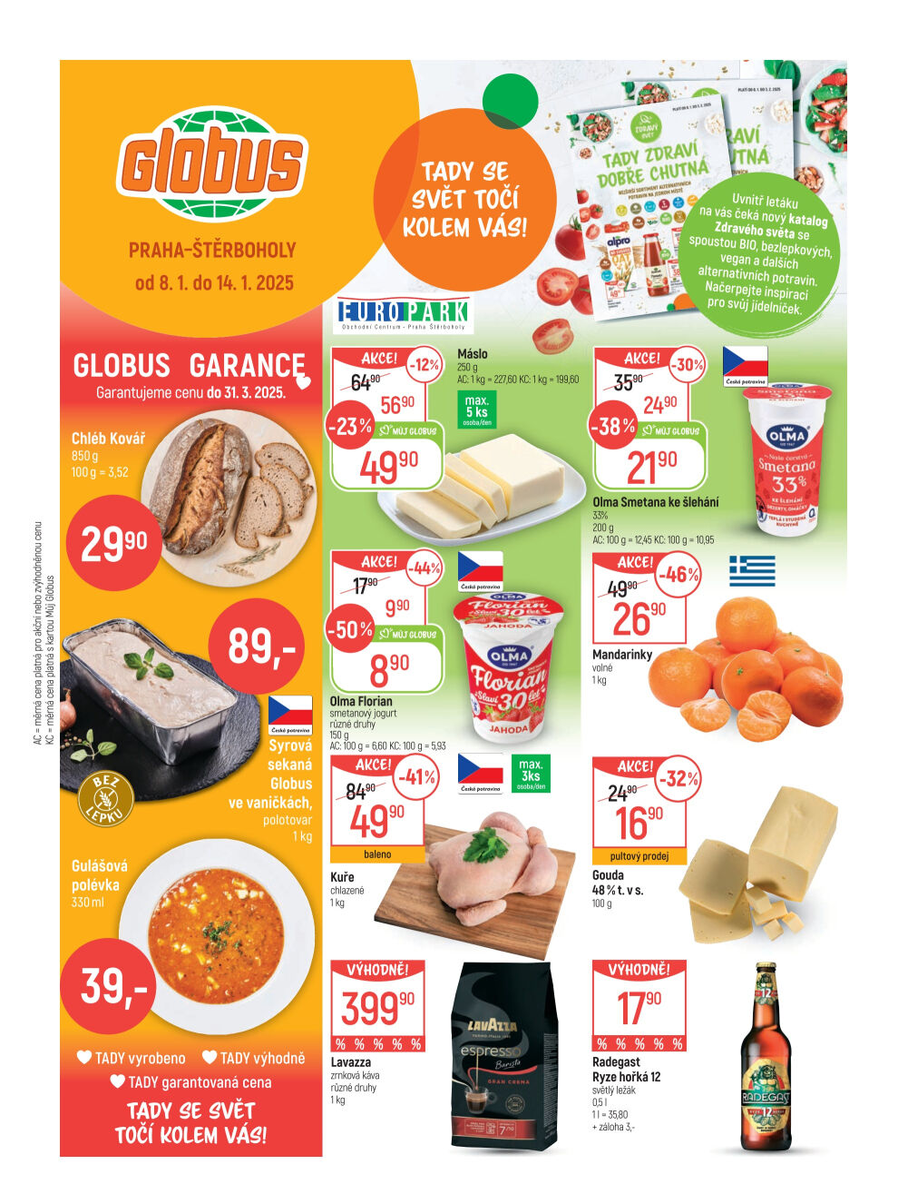 Globus leták Praha - Štěrboholy Globus strana 1