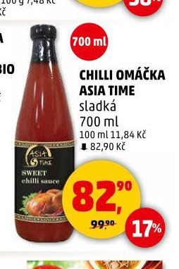 CHILLI OMÁČKA ASIA TIME - Penny Market aktualniletaky.eu